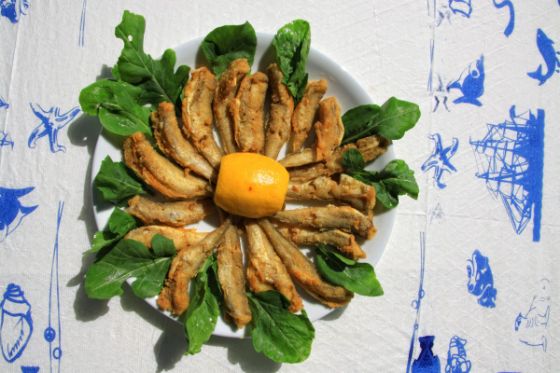 Amasra salatası, kuşbakışı